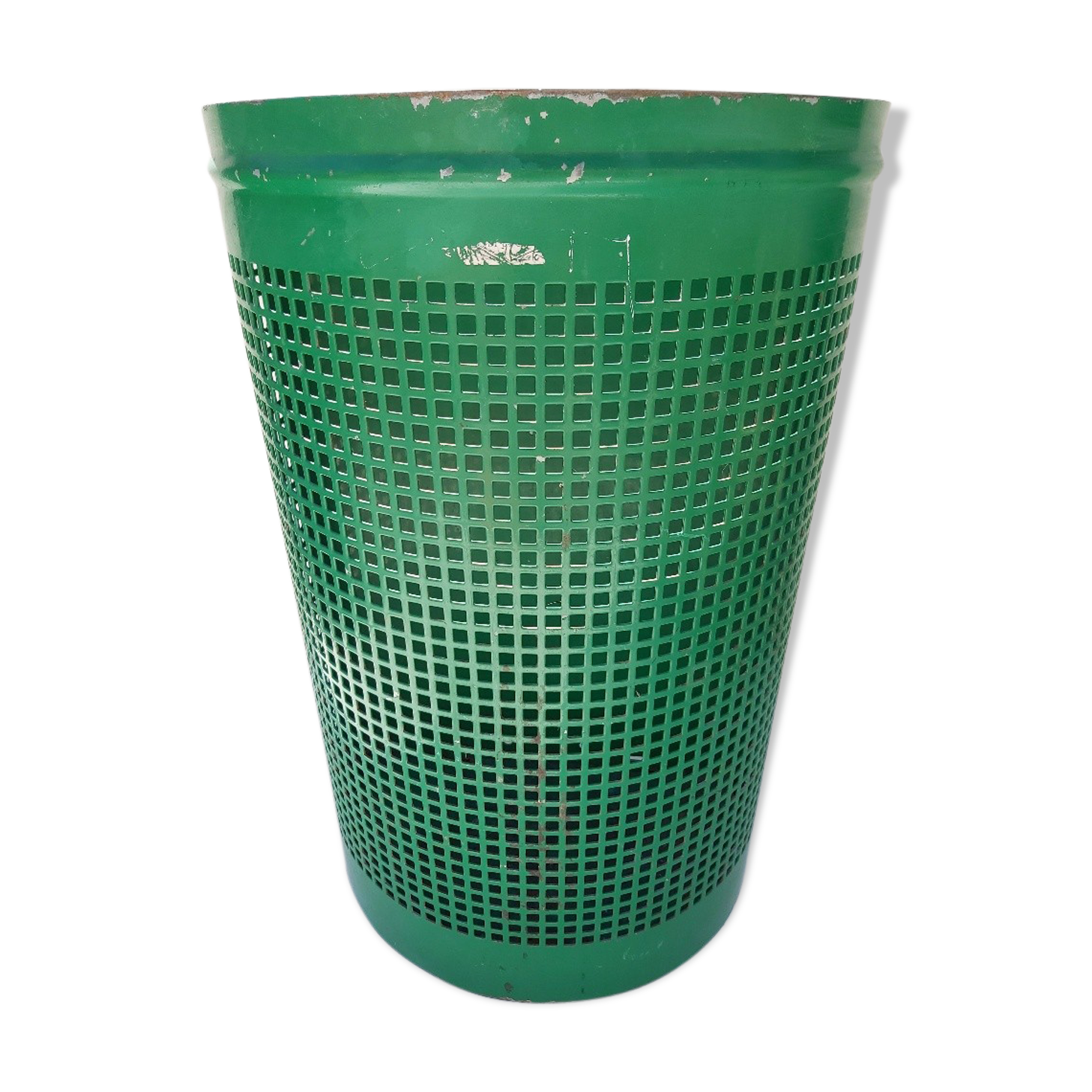 Public metal garden bin