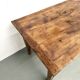 XXL farmhouse table 4 metres in solid pine - 6 legs - 1950s