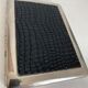 Vintage cigarette holder 1960 imitation leather box - 11 x 8 cm