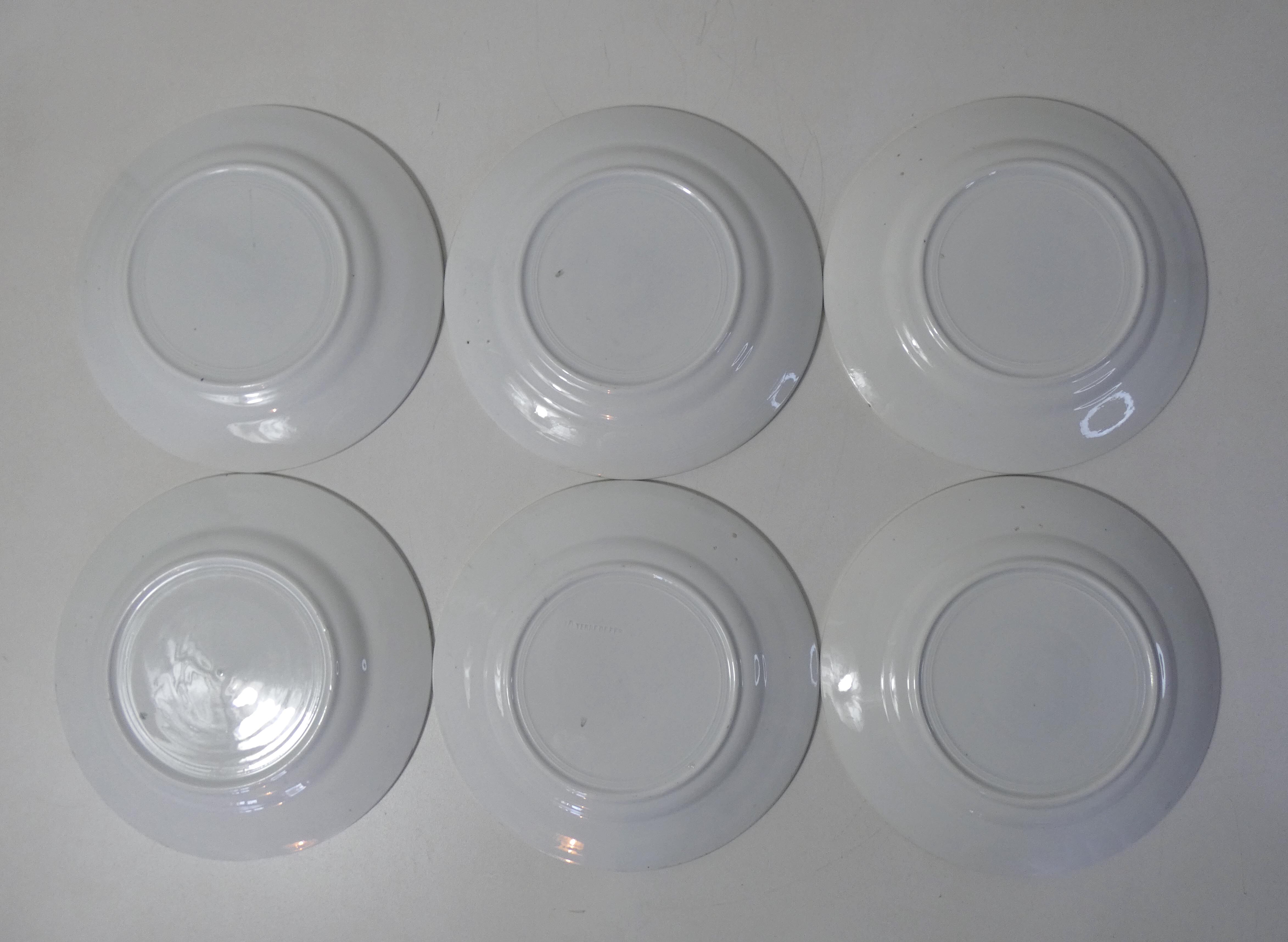6 flat plates lotus, terre de fer