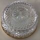 Saladier coupe verre et laiton