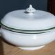 Vegetable lot & 4 matching flat plates Digoin Sarreguemines