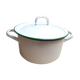 Enamelled pot