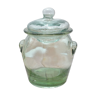 Old jar made of thick glass