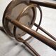 Authentic Baumann bistro chair - vintage bent wood with art nouveau decoration.