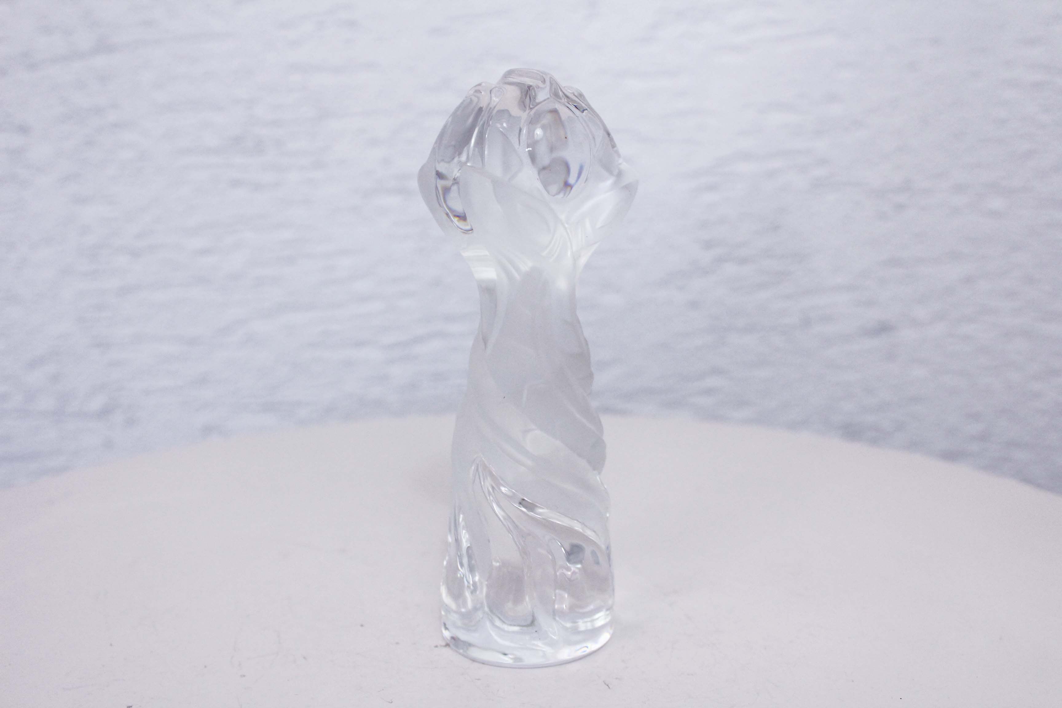 Presse papier  en cristal de Saint Louis