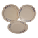 Assiettes terre de fer début XX ème