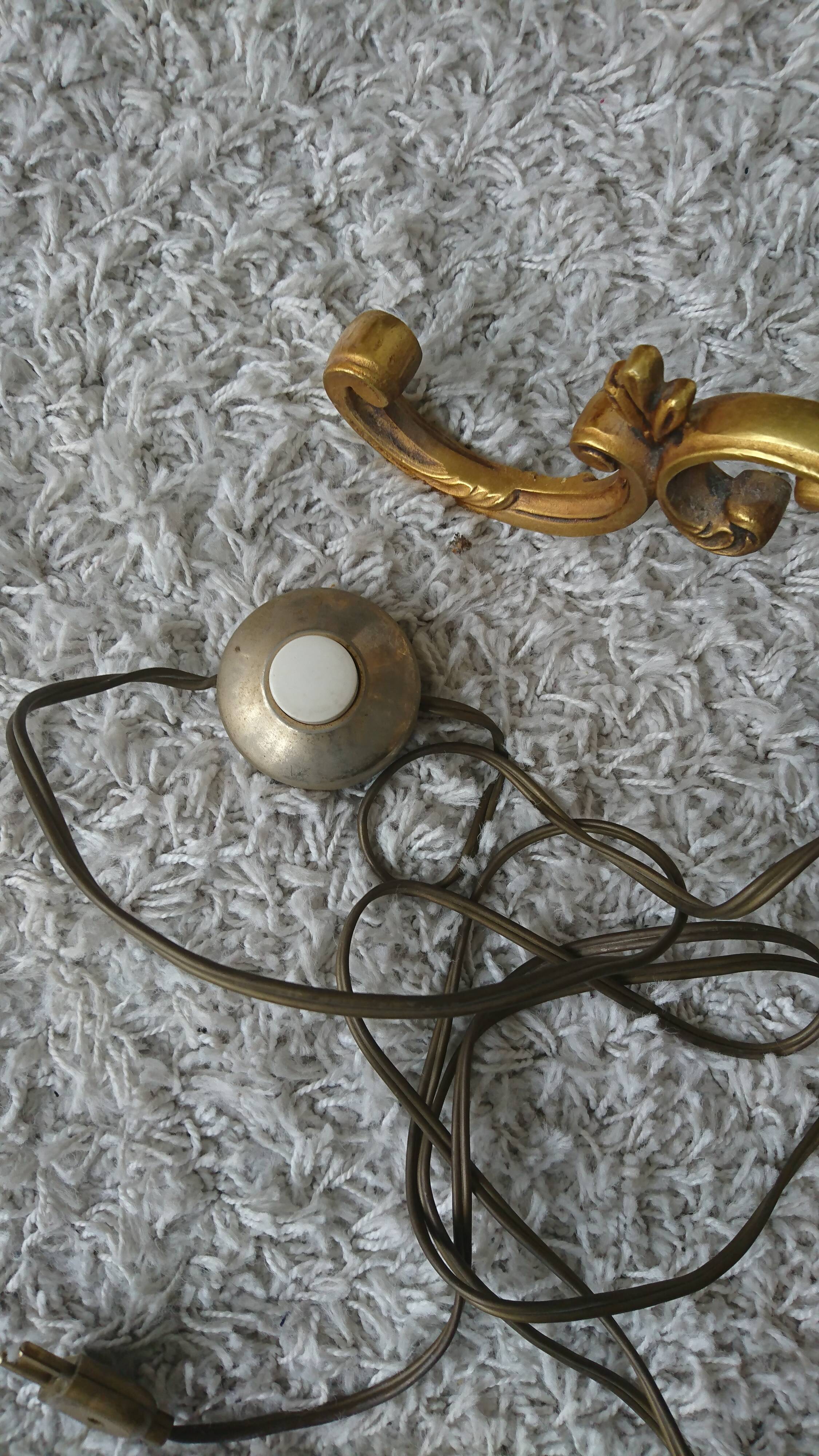 Lucien Gau lamp in Louis XV style