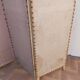 Paravent ancien 4 feuilles bois et tissu
