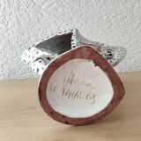 Marino Le Vaucour Vallauris ceramic vase