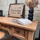 Old desk - natural patina - authentic charm