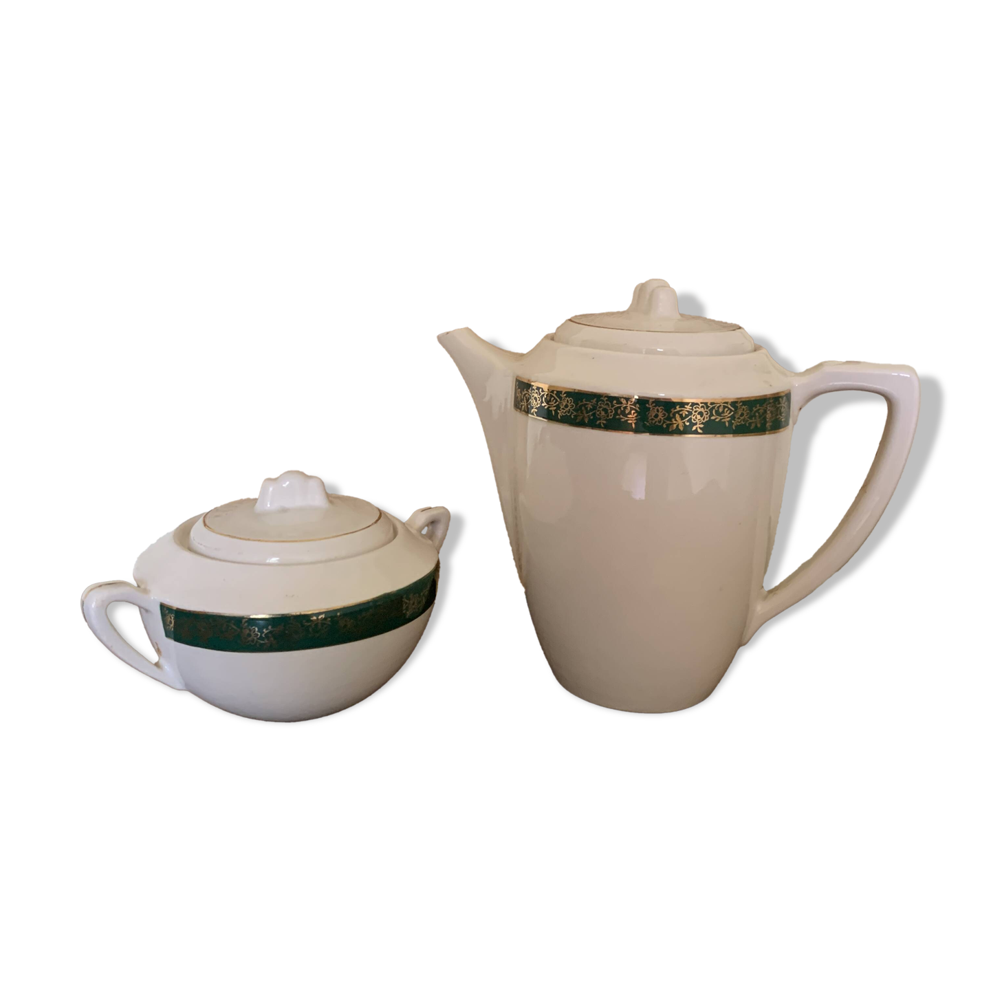 Cafetière et sucrier