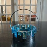 glass and hammered metal pocket emptier