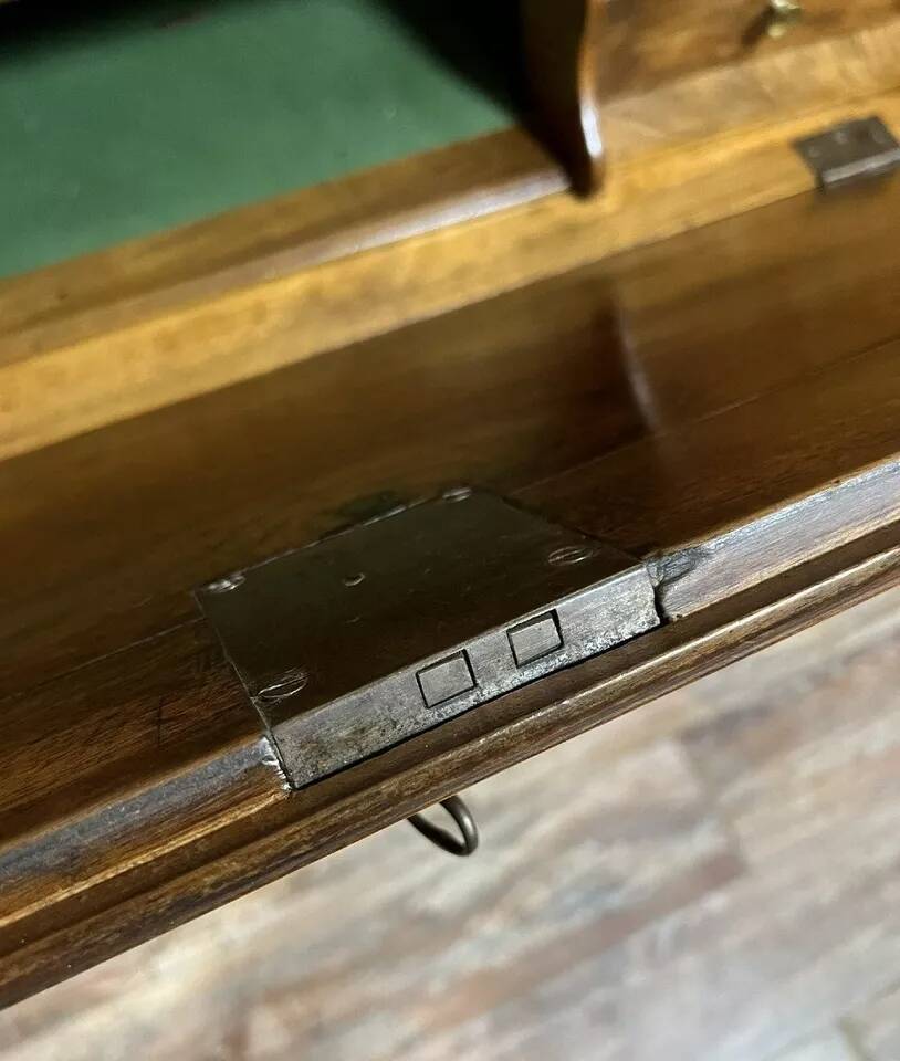 Louis XVI period scriban cabinet in mahogany circa 1760.