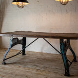 Industrial Bamford table workbench top