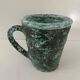 Large vintage turquoise ceramic pot from the 60s. Perfect condition. Dimensions: 20 cm high x 17 l.
