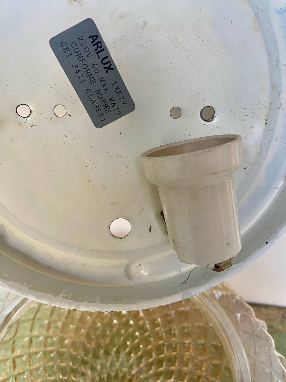 Art Deco ceiling light fixture