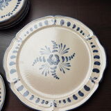Assiettes Bretonnes avec plat