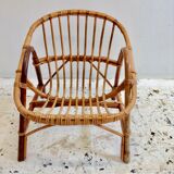 Armchair in rattan