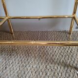 Shelf "false bamboo" 80 years gold metal