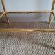 Shelf "false bamboo" 80 years gold metal