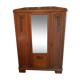 Armoire parisienne Art Déco à 3 portes et miroir biseauté