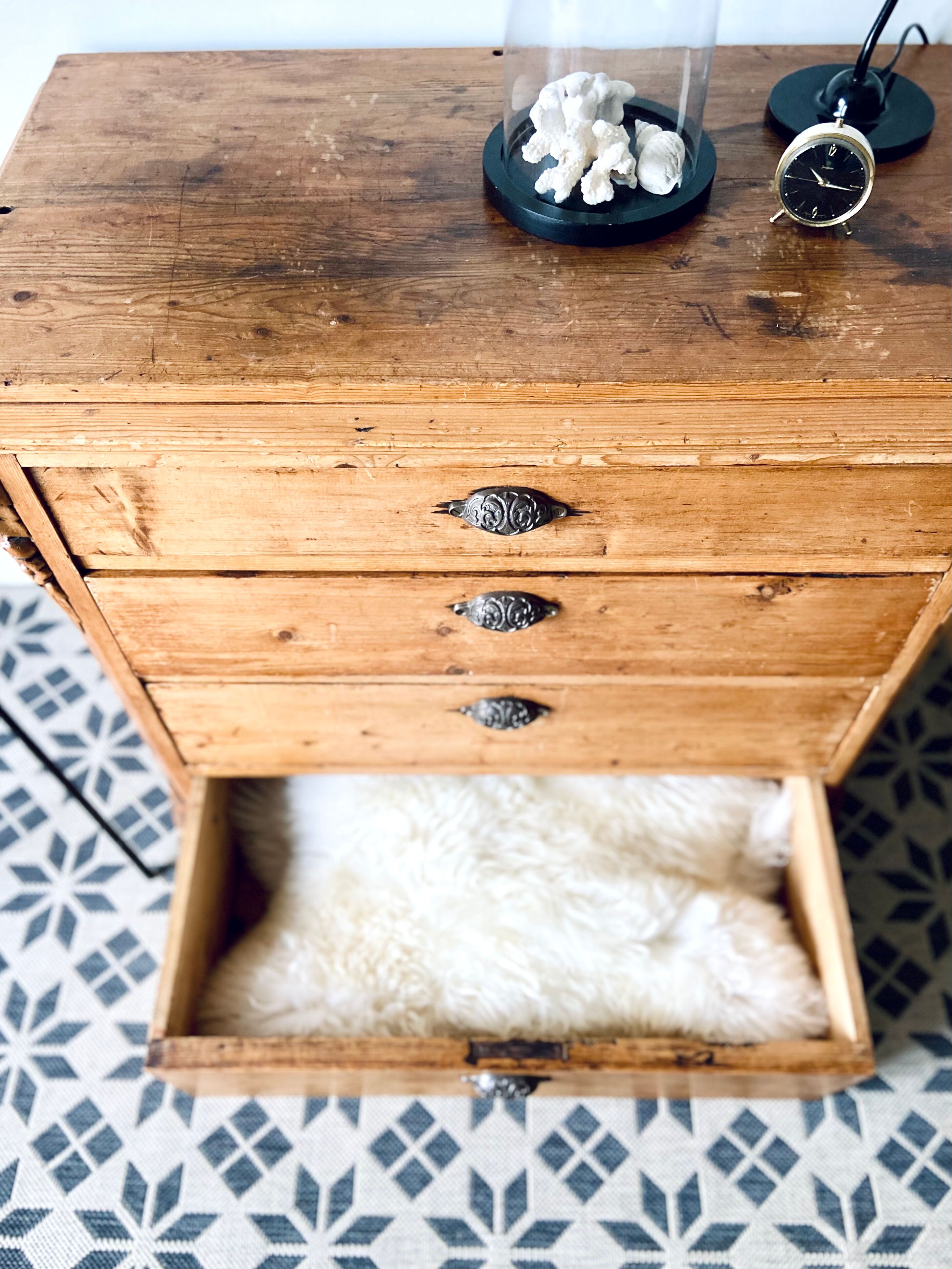Old counter furniture - chest of drawers