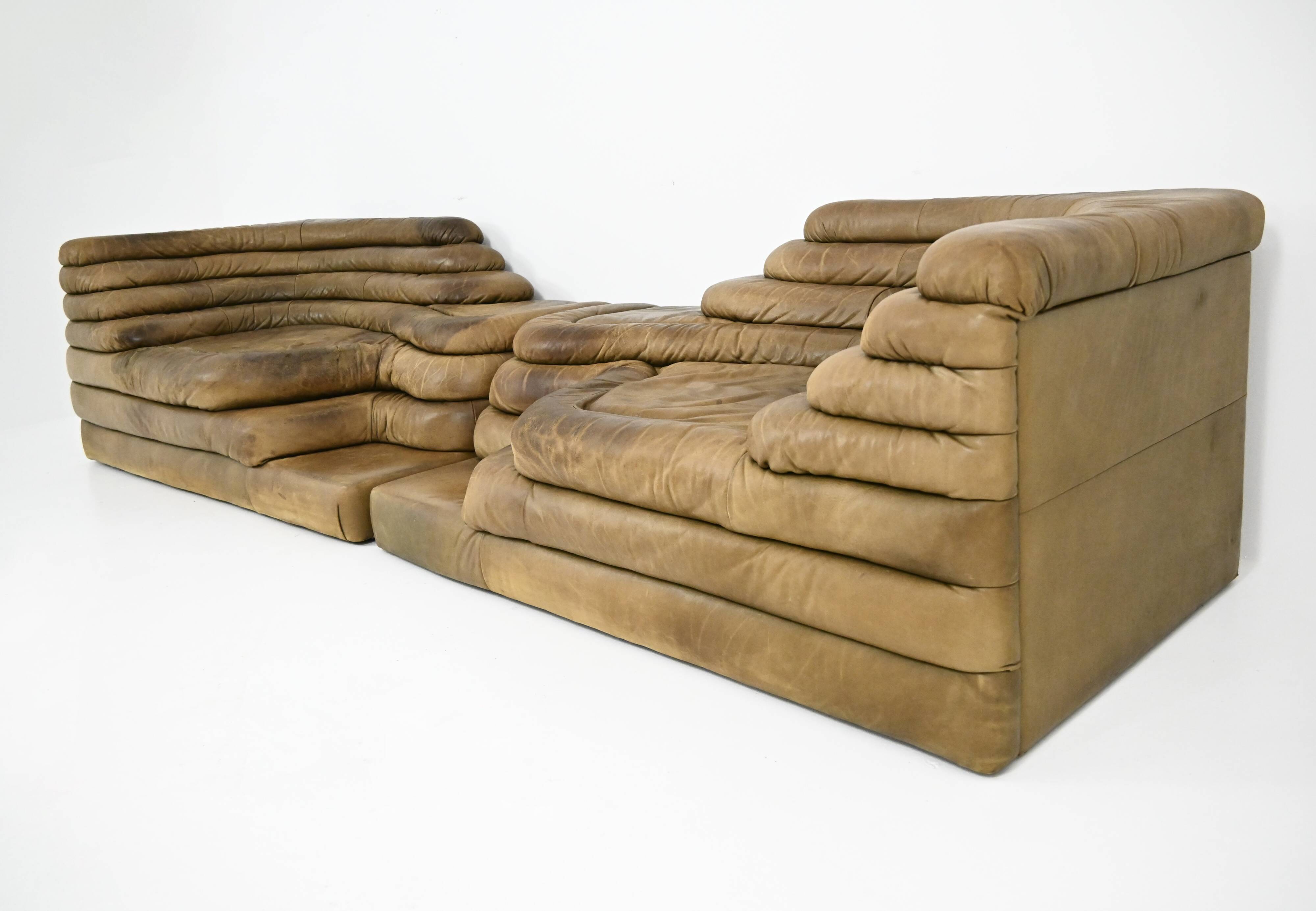 DS-1025 sofa Terrazza by Ubald Klug for De Sede, 1970s