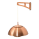 Danish oak and copper wall lamp 1960s
