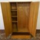 60s blond wooden cabinet