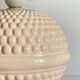 Pale pink ceramic lamp from the 90s