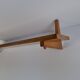Midcentury Czechoslovak Wooden Wall Shelf, 1960s