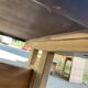 Rectangular extendable dining table in the style of Rainer Daumiller, 1970.