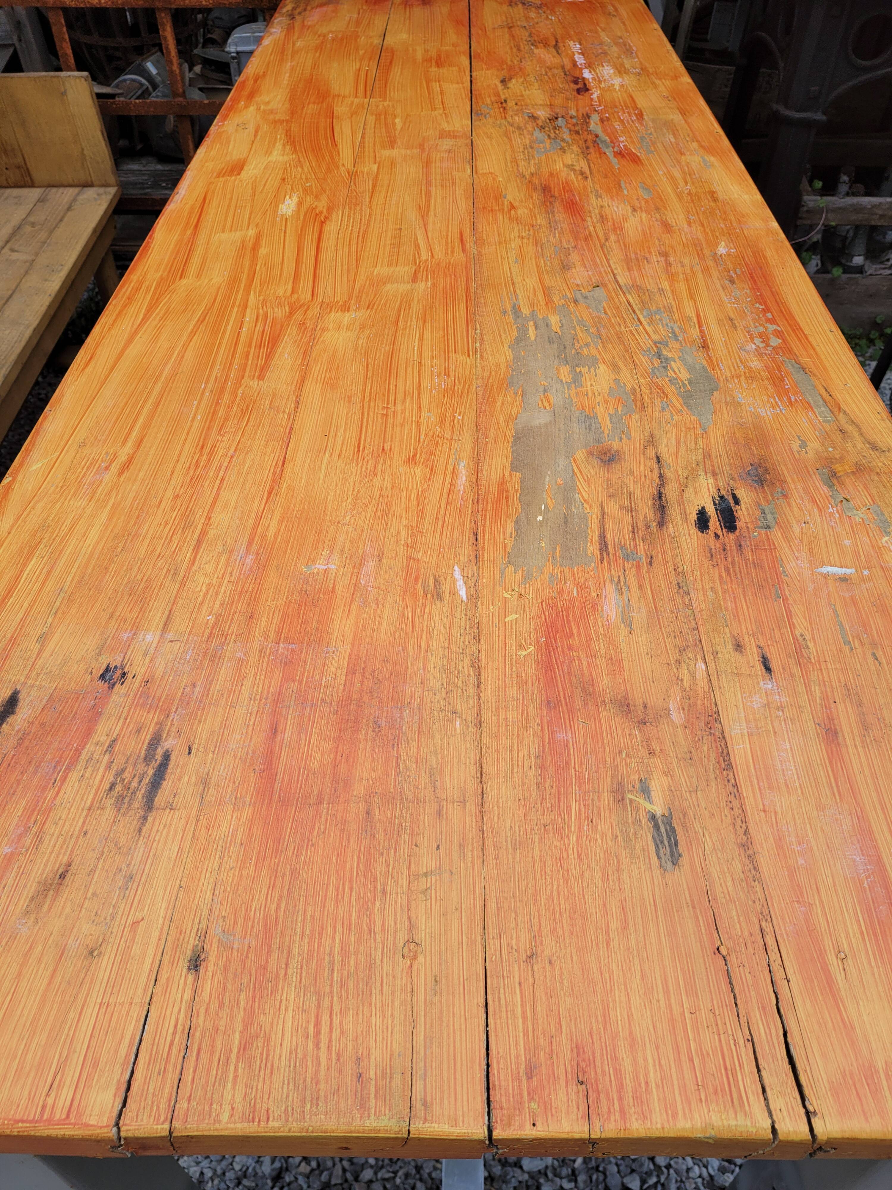 Farmhouse table 256cms long