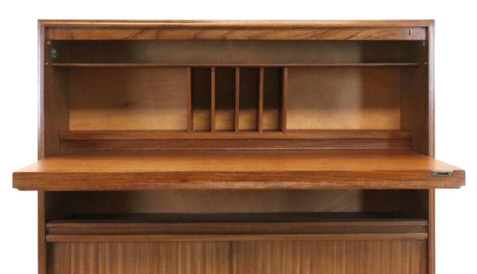 Beaver & Tapley Ltd secretaire 'Elvington' - vintage teak