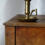 Table d'appoint campagnarde en noyer ancienne