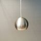 Lampe à suspension danoise originale en métal argenté, modèle "Ball" conçue par Benny Frandsen 1980