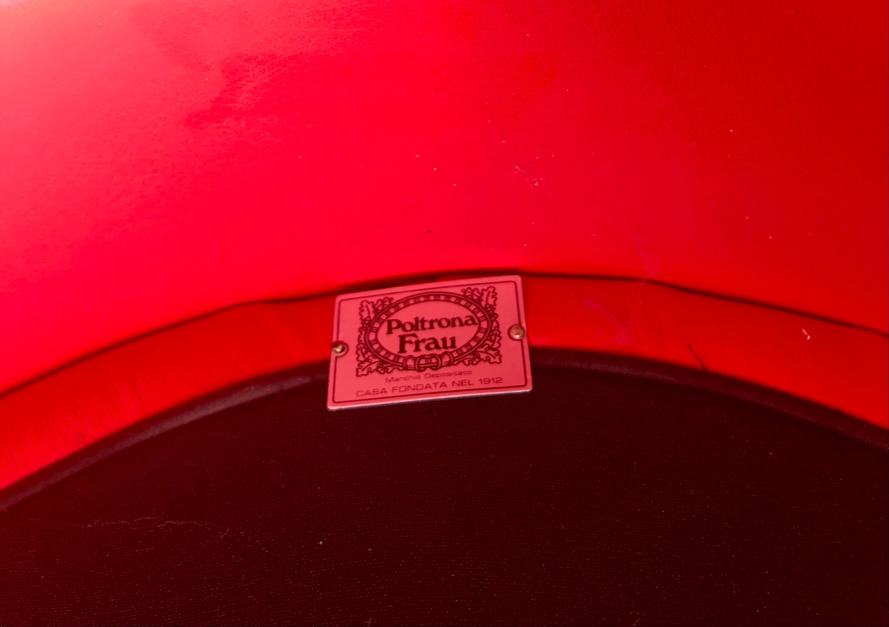 Chair Massimo Vignelli Poltrona Frau 1980