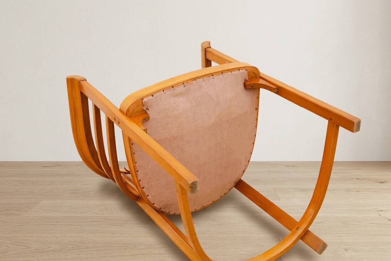 Bentwood armchairs Josef Hoffmann style wood 1920s Europe