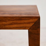Table basse en palissandre par Severin Hansen pour Haslev Møbelfabrik