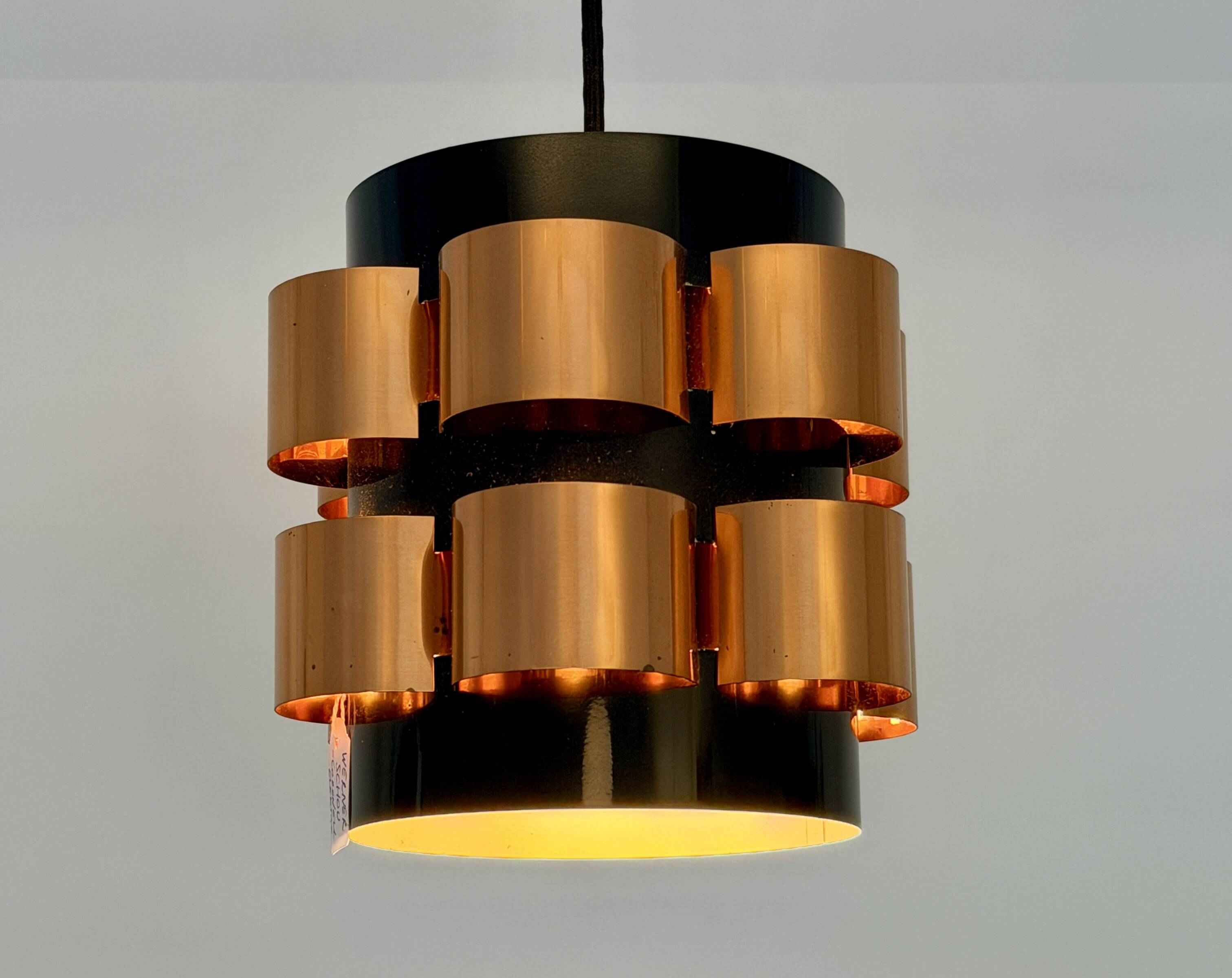 Vintage suspension by Werner Schou for Coronell Elektro, Denmark 1970s