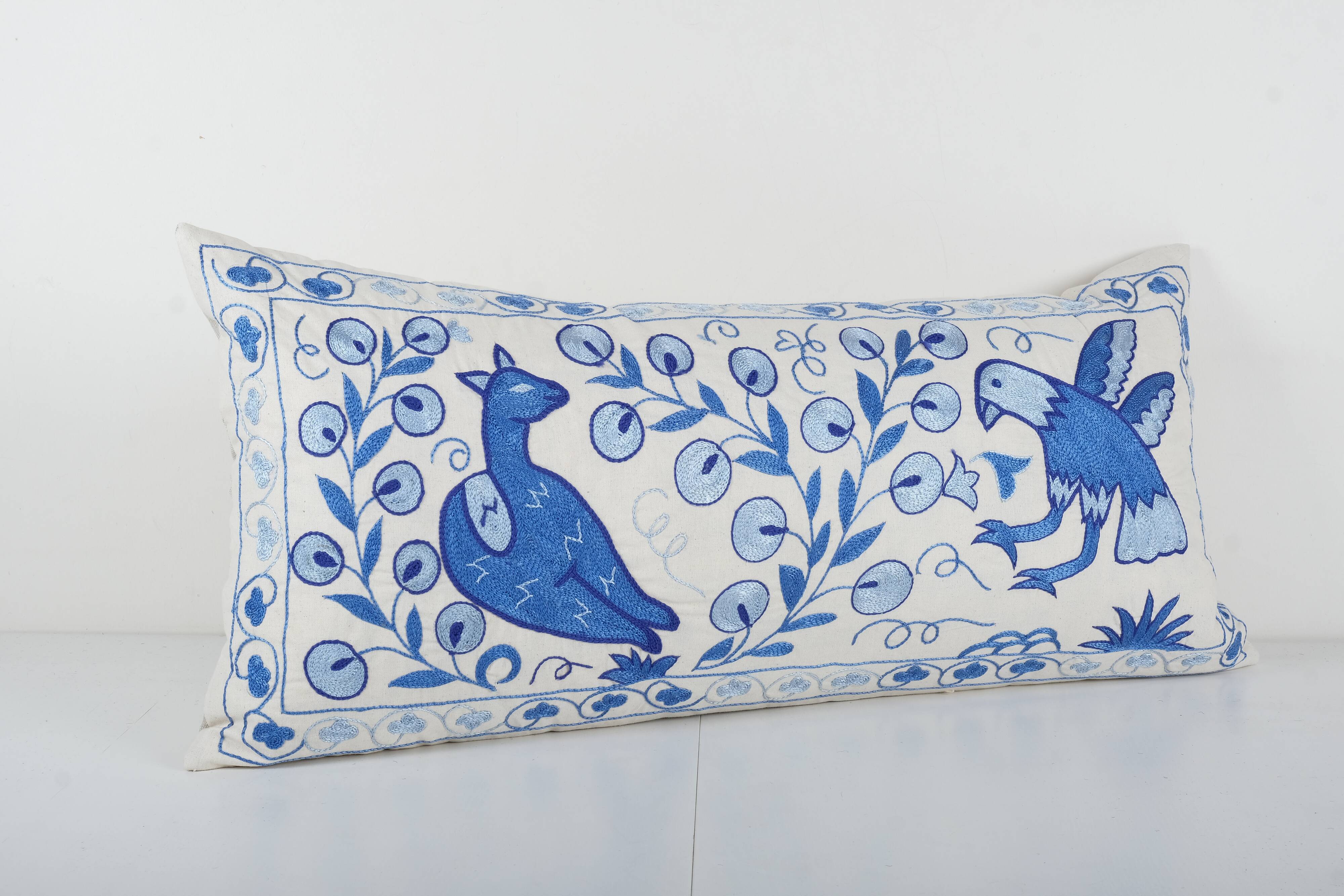 Turkish Suzani cushion cover