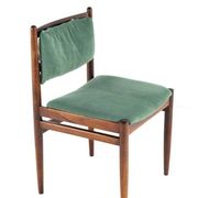 Ensemble de 4 chaises en palissandre 'Quern' - style moderne du milieu du siècle