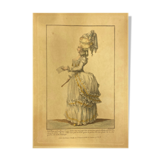 Gallery of French fashions and costumes engraving no. 95