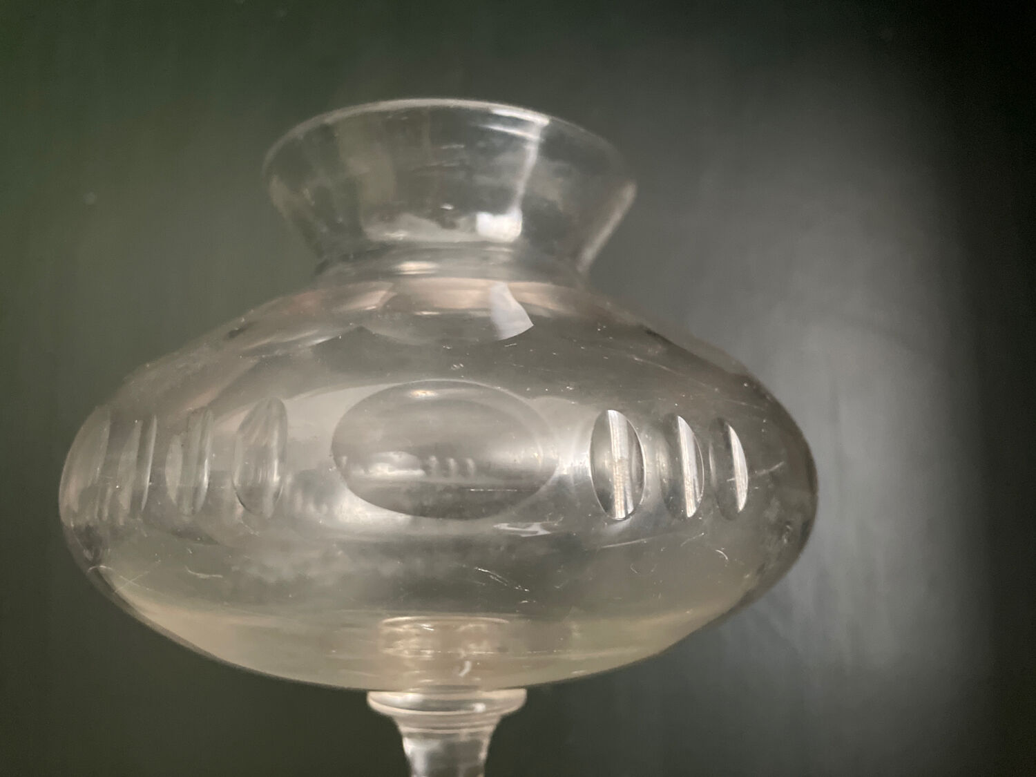 Pot with leeches crystal nineteenth century