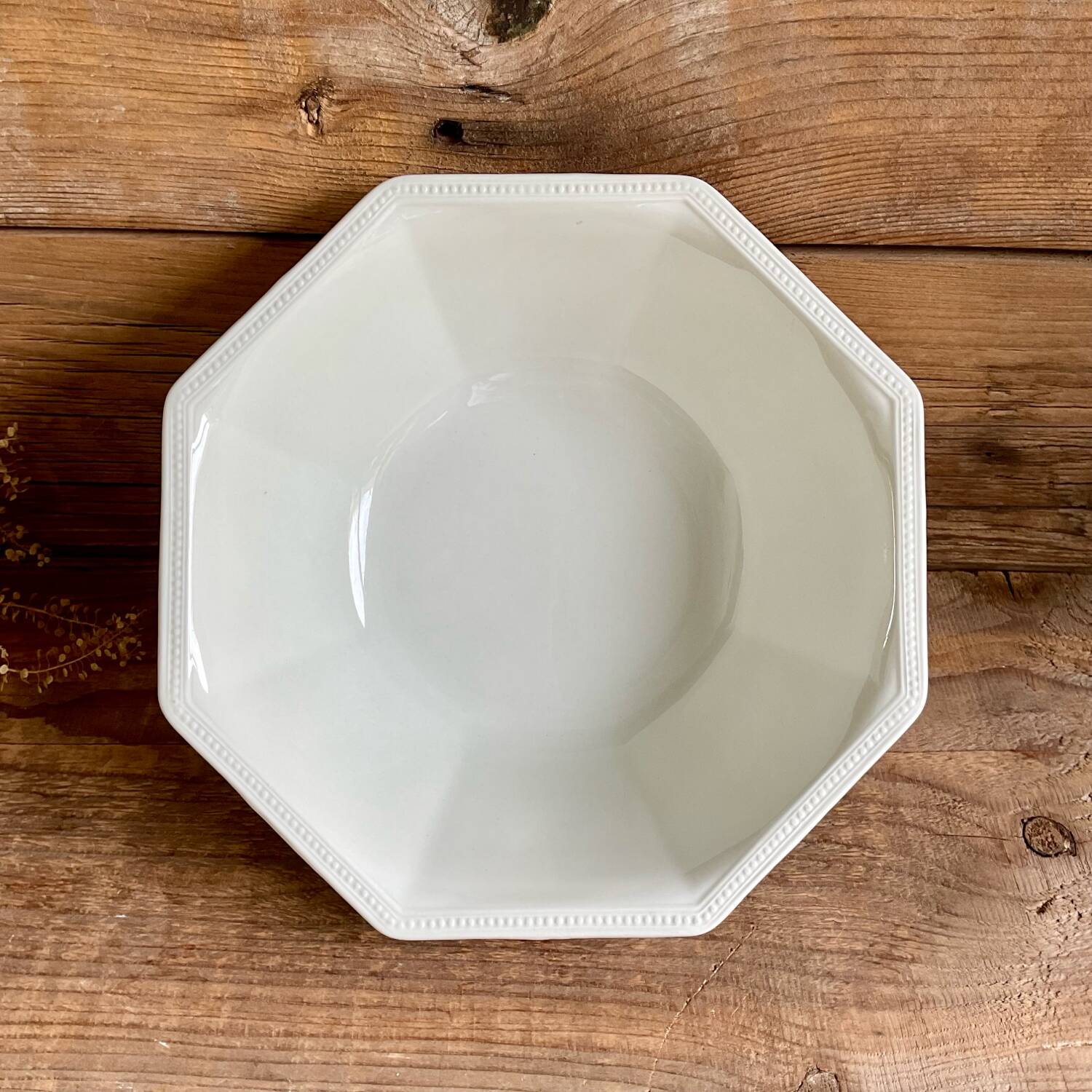 Johnson Brothers England Ironstone Octagonal Deep Dish