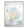 Map of Seine-et-Marne, printed in 1883.