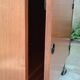 Bar cabinet on wheels