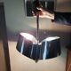 Lustre en inox 1970