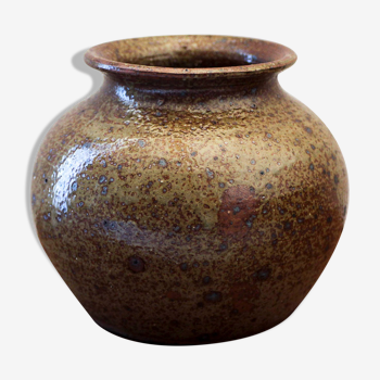 Berry pyrite stoneware vase 70s